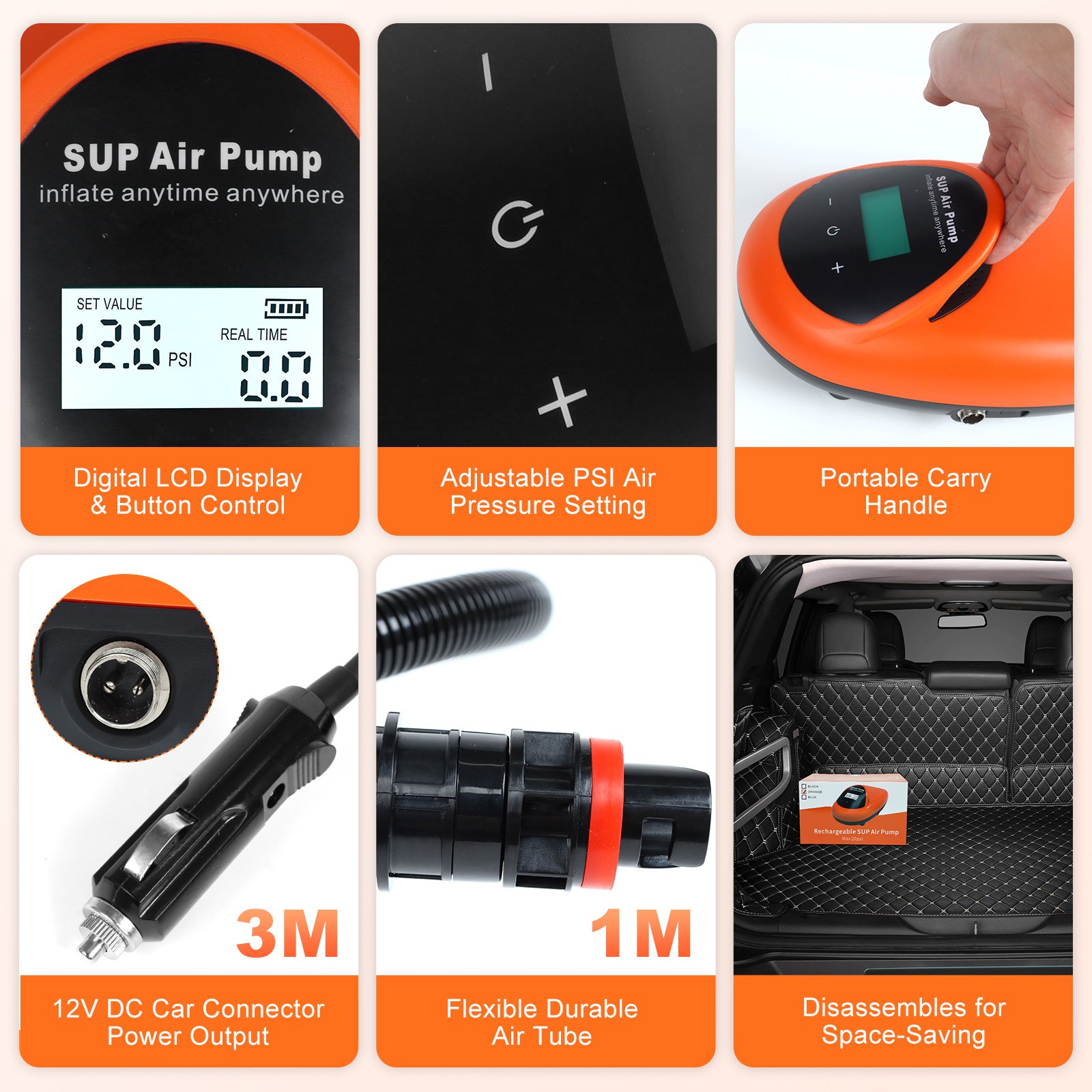SOL 20PSI Dual Power High Pressure Electric Pump