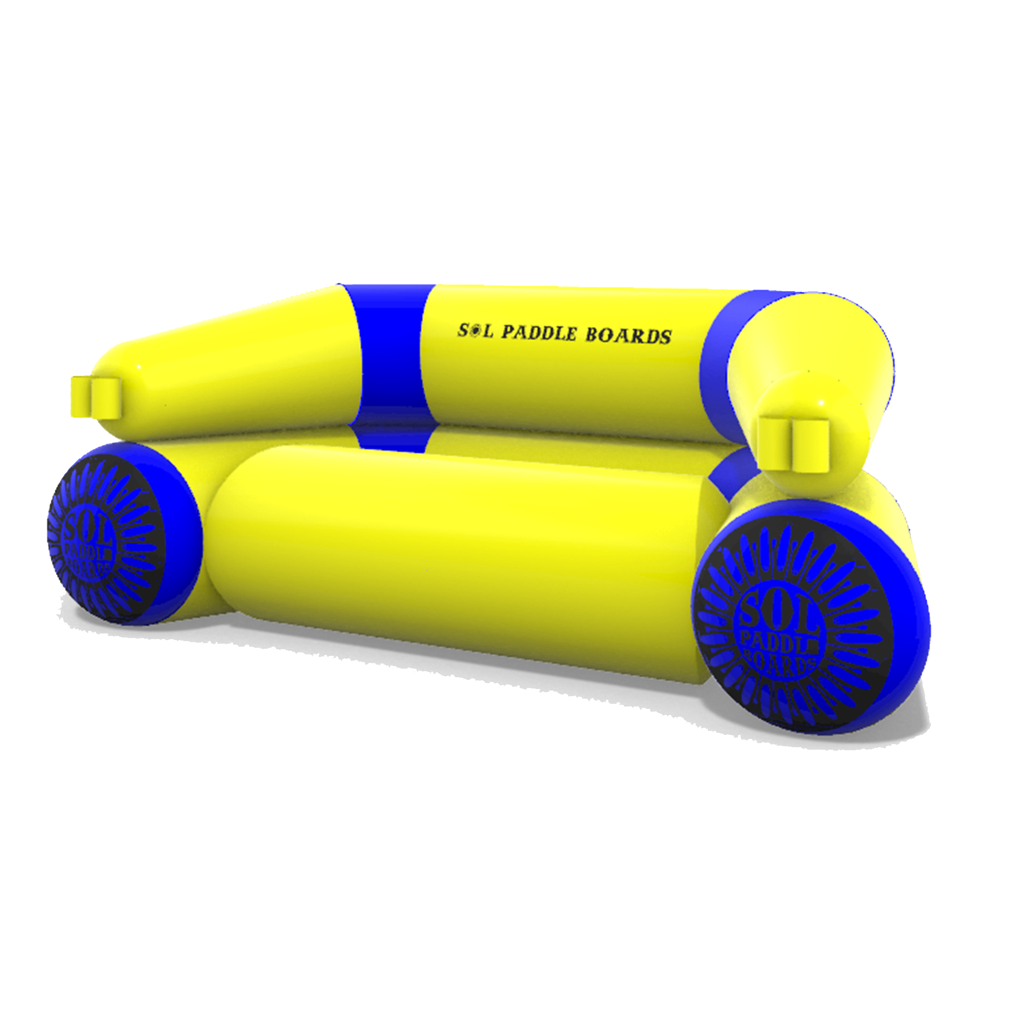 SOLfa Inflatable Sofa Angled View of Front