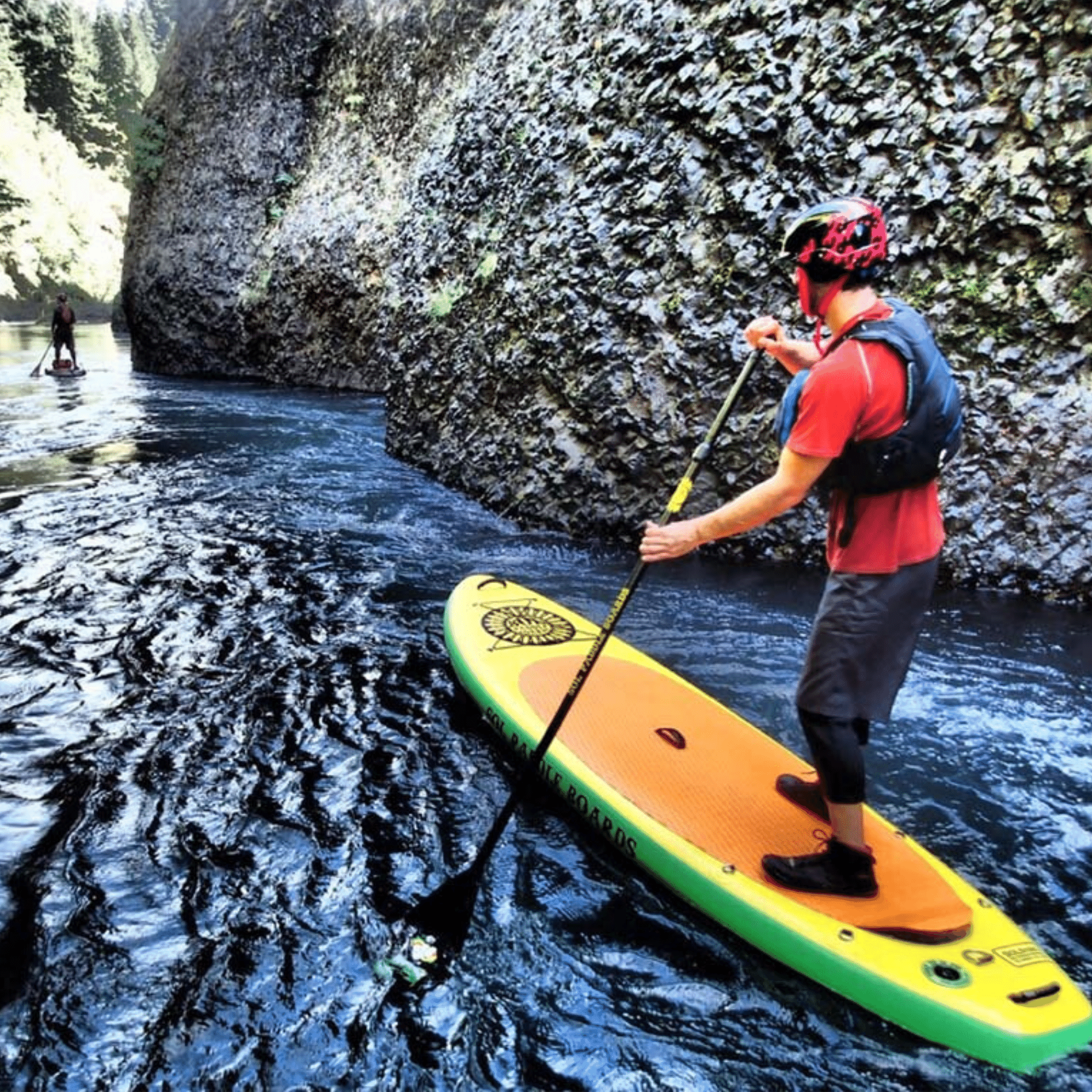 SOL Carbon Blaster Three Piece Travel Paddle Lifestyle 1