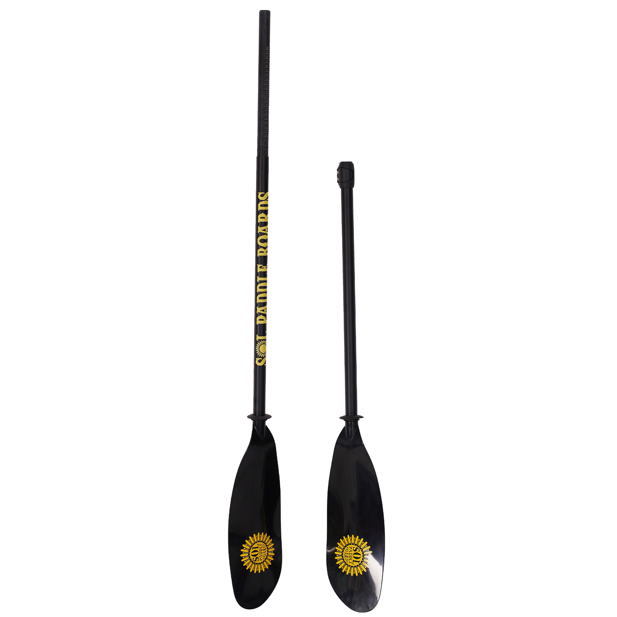 SOL Sweep Kayak Paddle Fiberglass Two-Piece Separated