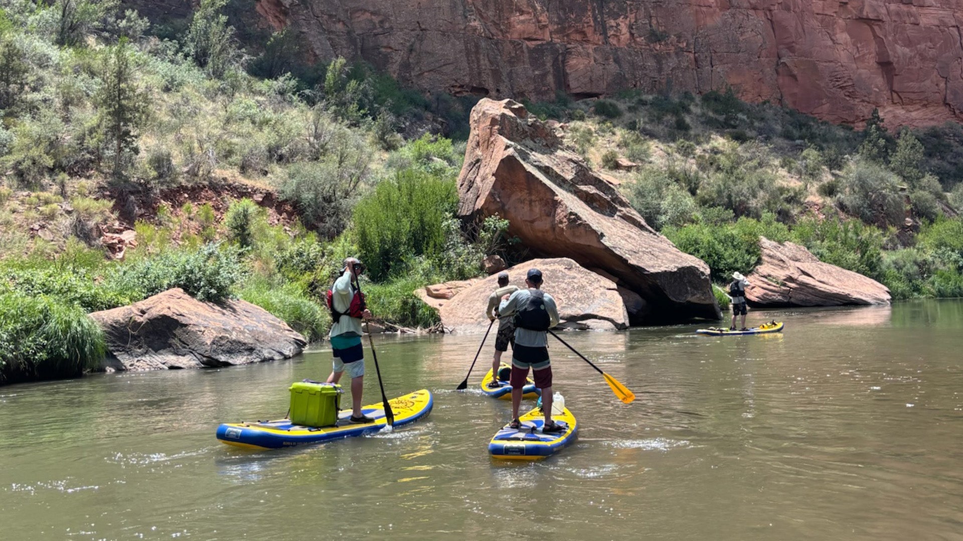Adventure boards are ideal for multi-day trips on the water. 