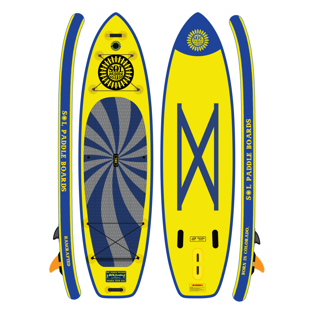 SOLtrain Inflatable Paddle Board | All-Around SUP Board | SOL Paddle Boards