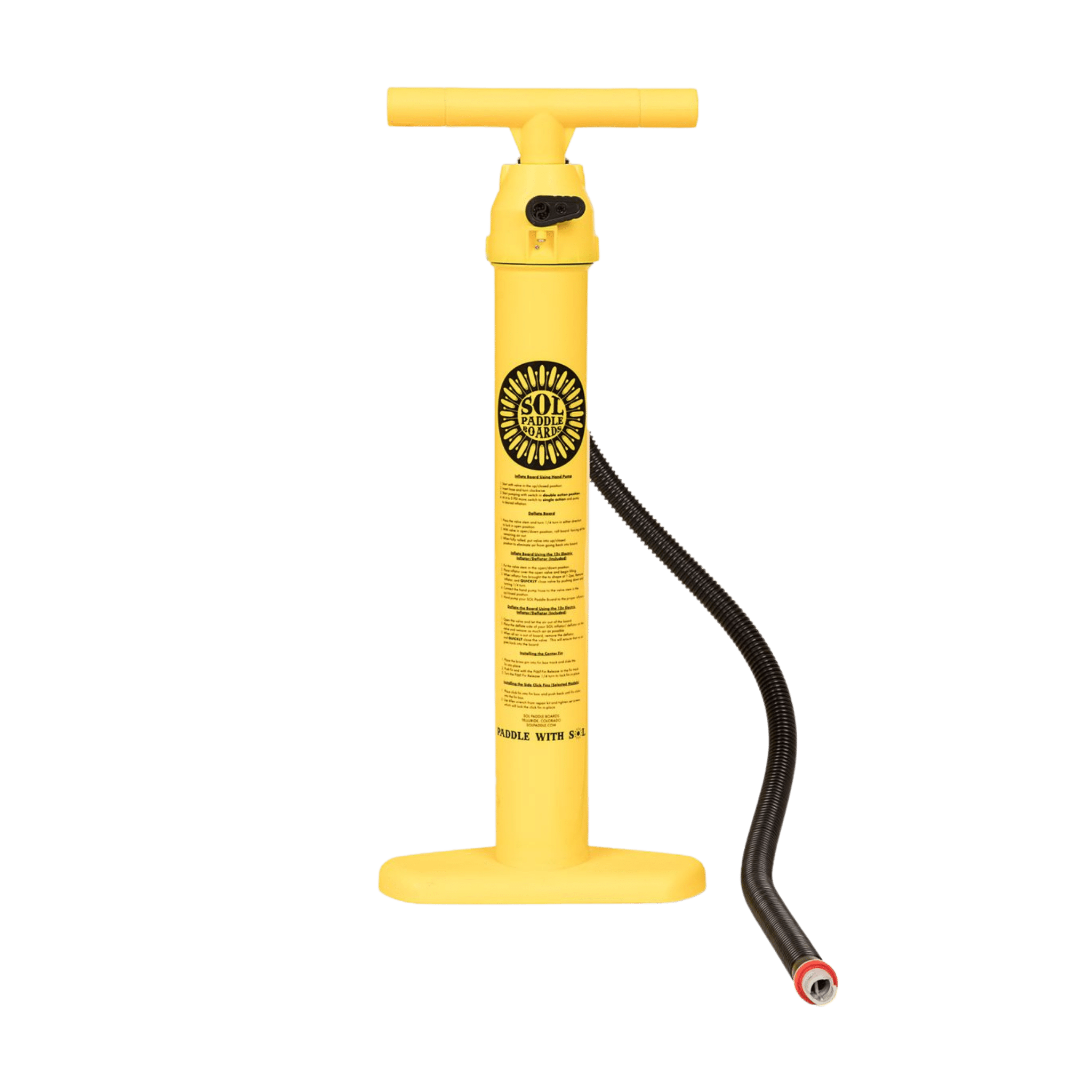 SOL Dual Action Hand Pump with Gauge