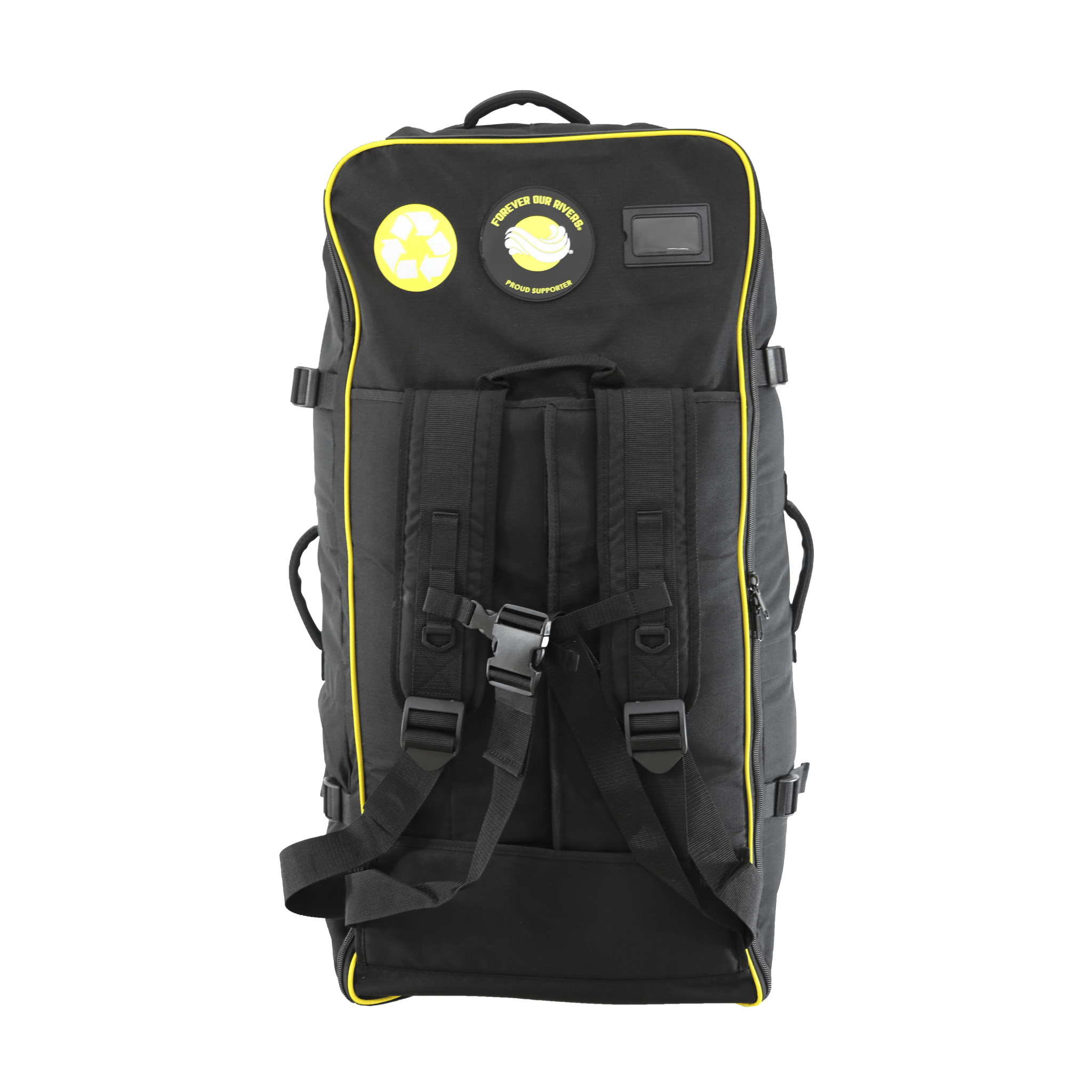 SOL Eco Rolling Backpack Straps Out Back View