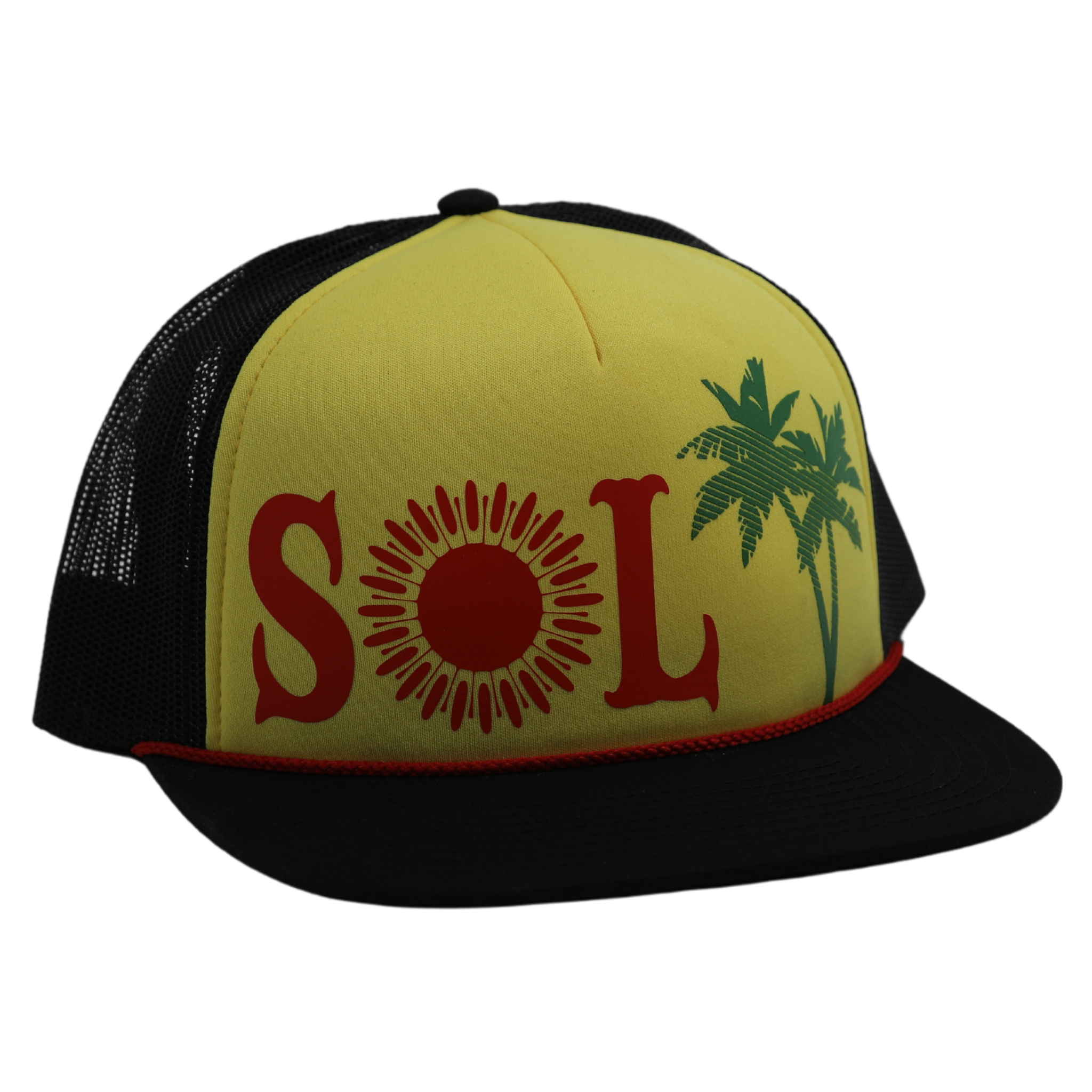 SOL Palm Tree Trucker Hat